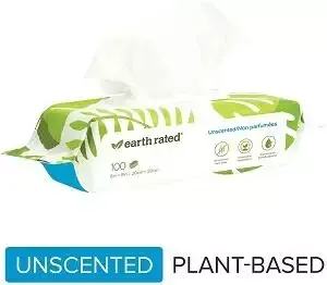 Earth Rated Certified Compostable Pet Wipes