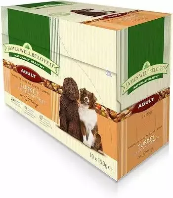 James Wellbeloved Complete Turkey, Rice & Vegetables Wet Dog Food
