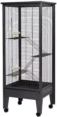 Little Friends Large Chewproof Tall Chinchilla Metal Cage