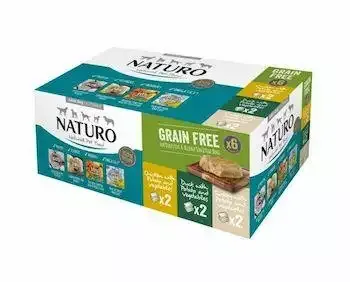 Naturo Adult Grain Free Dog Food Poultry Variety Pack
