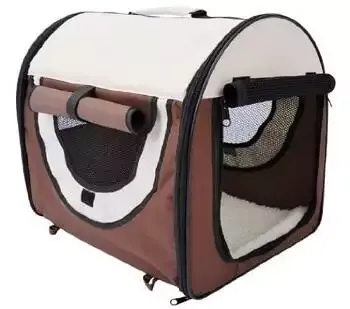 Pawhut Folding Fabric Soft Pet Crate