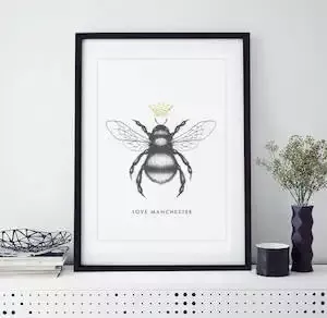Personalised Queen Bee Print
