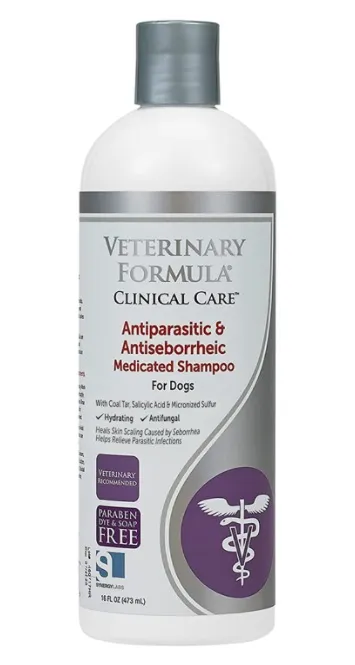 Veterinary Formula Clinical Care Antiparasitic & Antiseborrheic Medicated Shampoo