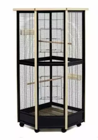 Tall All Metal Corner Aviary Bird Rat Cage