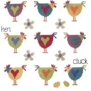 The Stitching Shed Chicken Sampler Cross Stitch Kit