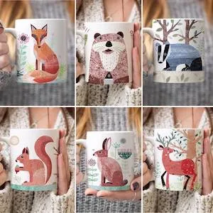 Wildlife Mug Collection Choice Of Six Designs