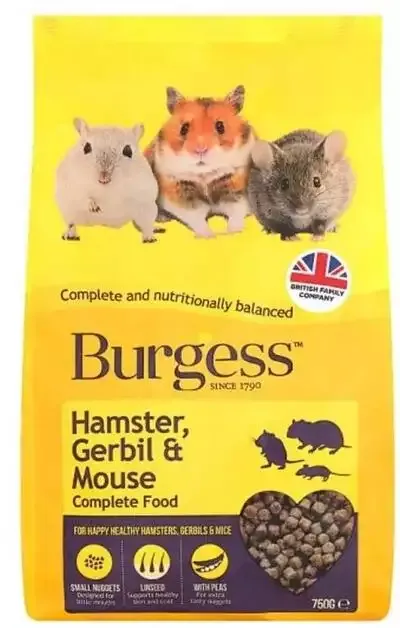 Burgess Hamster, Gerbil & Mouse Food