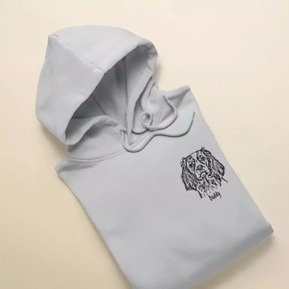 Woof Inc Custom Pet Portrait Hoodie