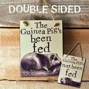 Reversible Guinea Pig Feeder Reminder
