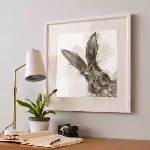 Illustrated Hare Print